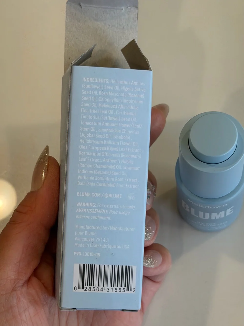 NIB BLUME   Meltdown Oil for Acne-Prone Skin